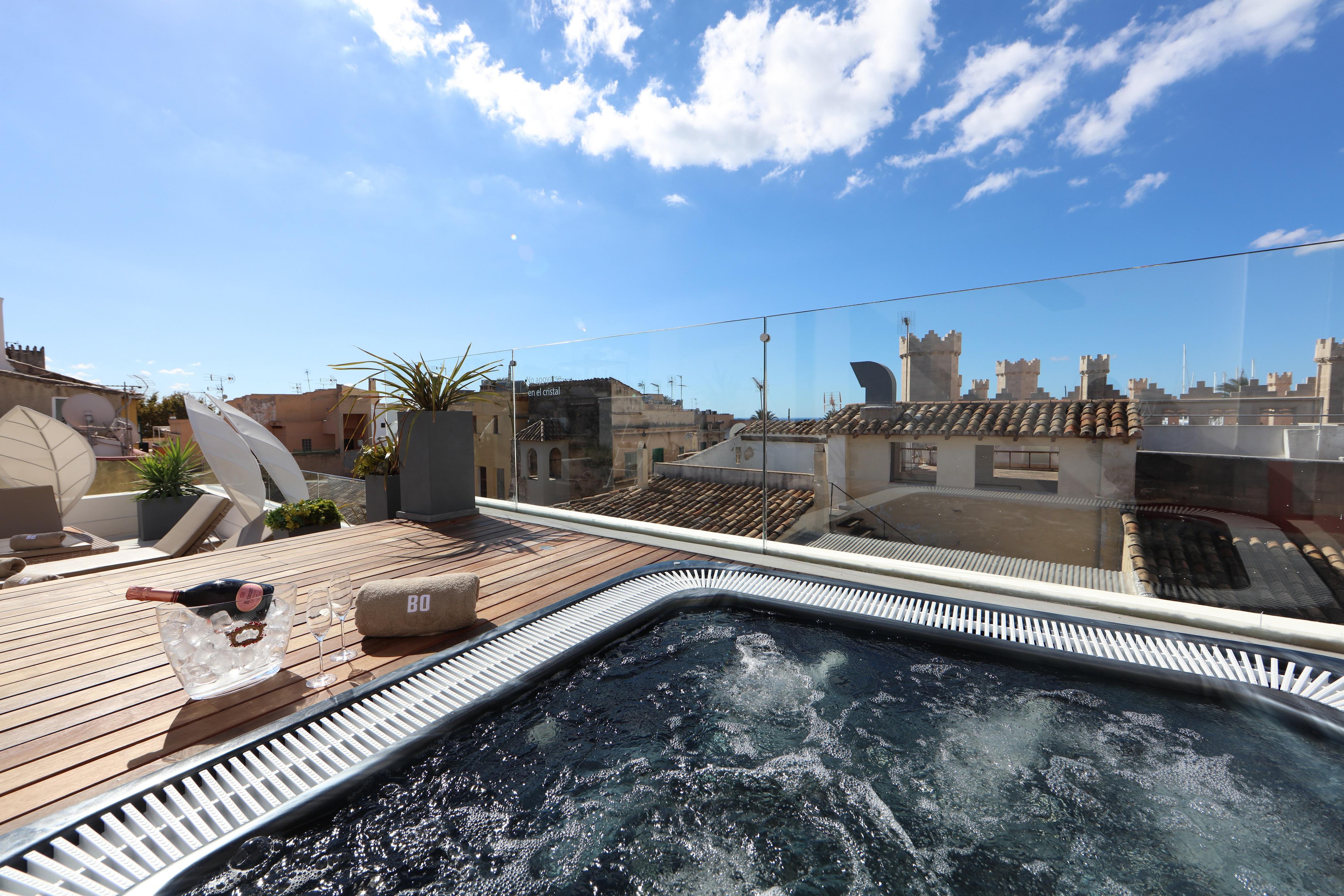 Bo Hotel Palma ภายนอก รูปภาพ Rooftop jacuzzi