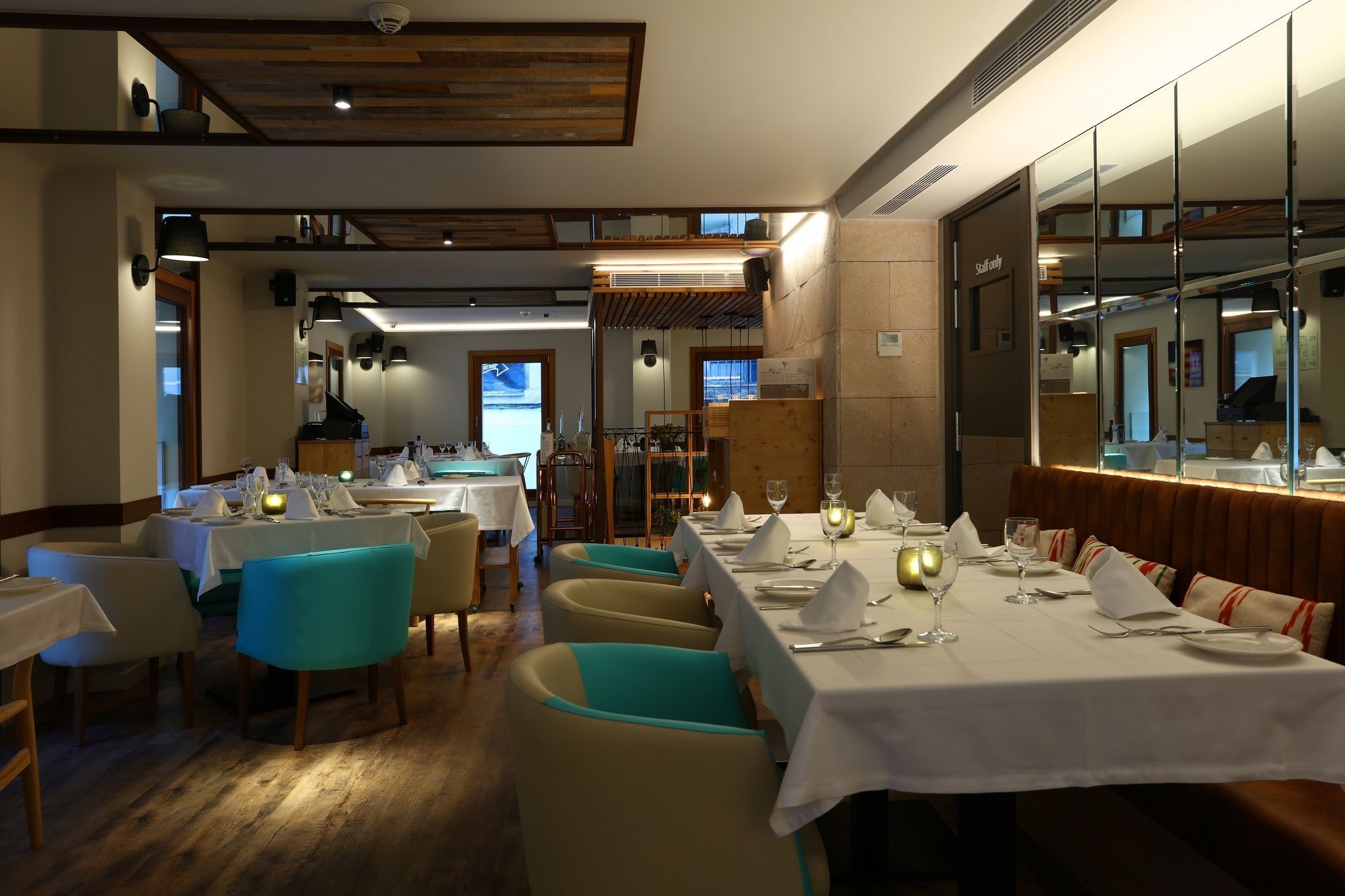 Bo Hotel Palma ภายนอก รูปภาพ Interior of the restaurant